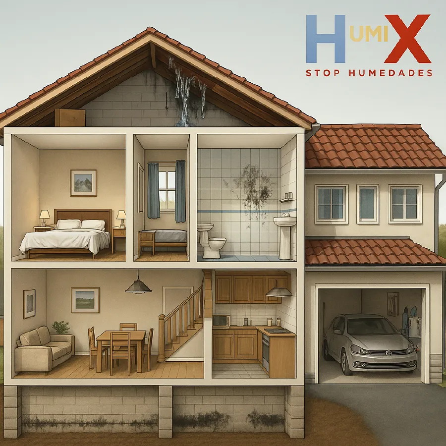 Tipos de humedad en la vivienda.